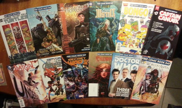 Free Comic Book Day Shenanigans 2015