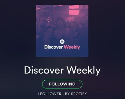 Top Songs of Discover Weekly #1